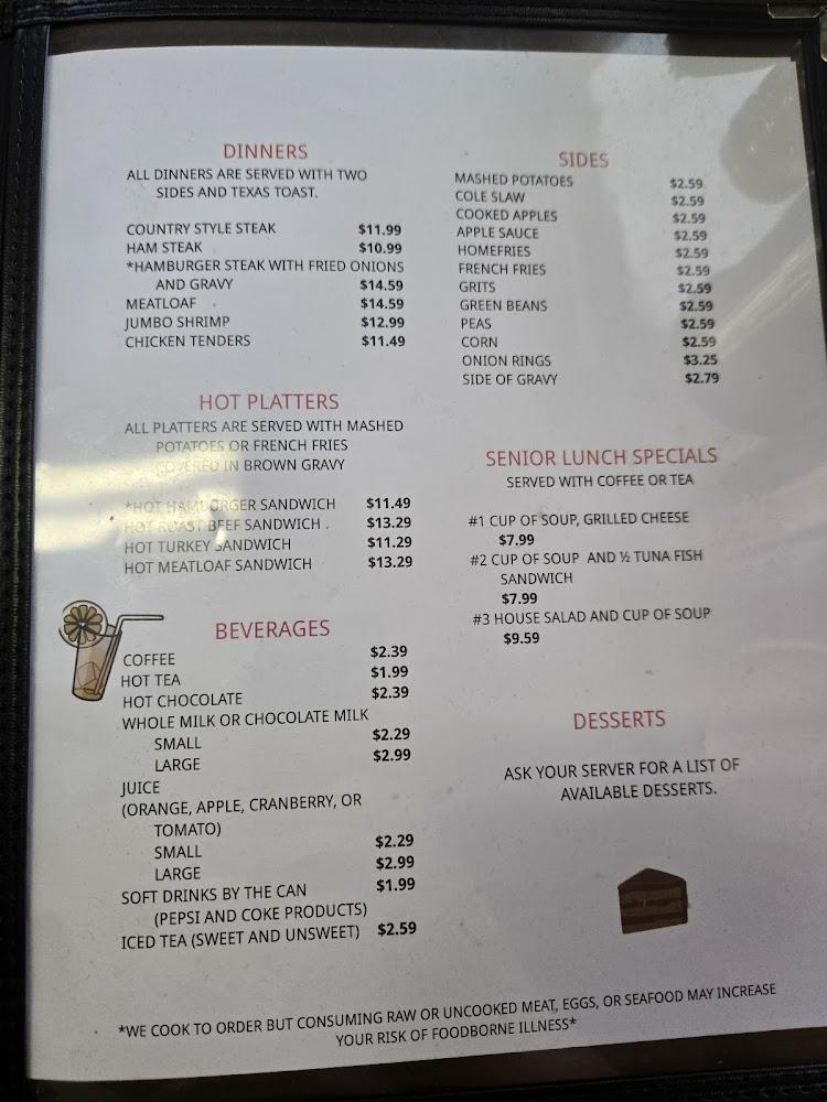 Lafayette Diner Menu image 3